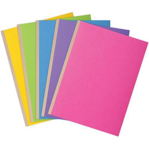 Illustration de : Chemises à soufflet dos toilé ROCK''S 320g/m2 - 24x32cm