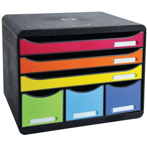 Illustration de : Caisson individuel 6 tiroirs STORE-BOX MAXI