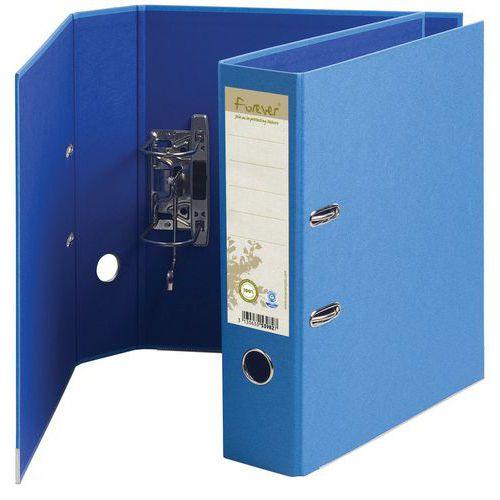 Illustration de : Classeur à levier rembordé papier dos 80mm Forever - A4 maxi
