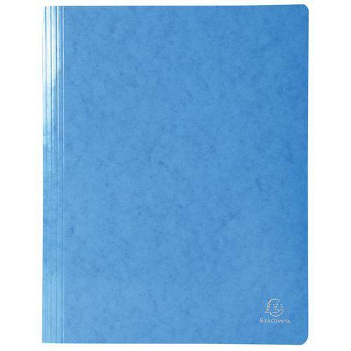 Illustration de : Chemise à lamelle carte lustrée pelliculée Iderama - A4