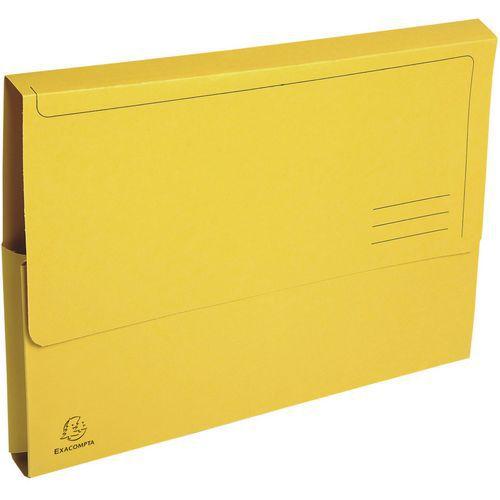 Illustration de : Chemises poche coloris vifs Forever - 24,5x32,5cm