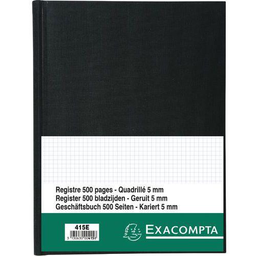 Illustration de : Registre 29,7x21cm 5x5 folioté 500 pages