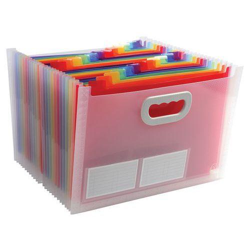 Illustration de : Trieur Maxi 24 compartiments polypropylène Crystal