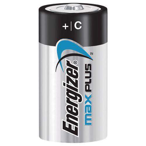 Illustration de : Pile alcaline Max PLus C/LR14 FSB2 - Lot de 2 - Energizer