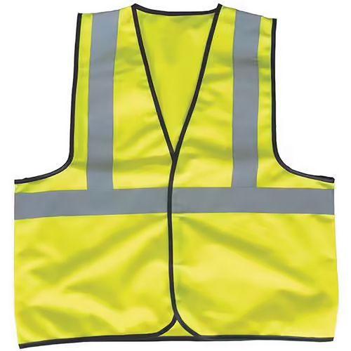 Illustration de : Gilet haute visibilité Jaune - Manutan Expert