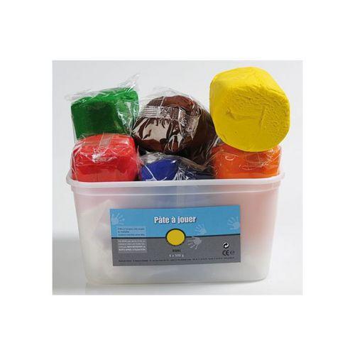 Illustration de : Assortiment 18 pains pâtes à jouer