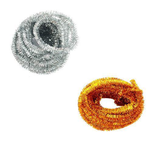 Illustration de : Echeveau 10m chenille scintillante 6mm
