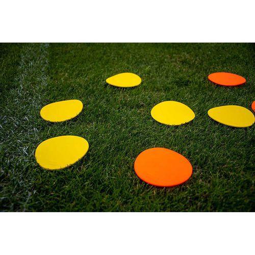 Illustration de : Disque de marquage 2 couleurs - Jaune/orange