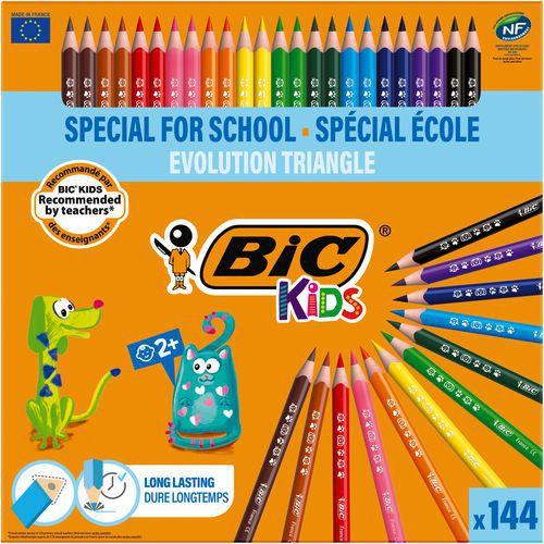 Illustration de : Classpack 144 crayons de couleurs - Bic
