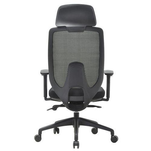 Illustration de : Siège de bureau noir Dounat - Manutan Expert