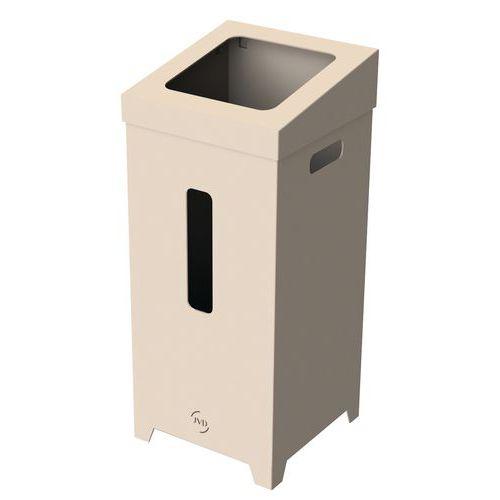 Illustration de : Poubelle carton 6 75 L - JVD