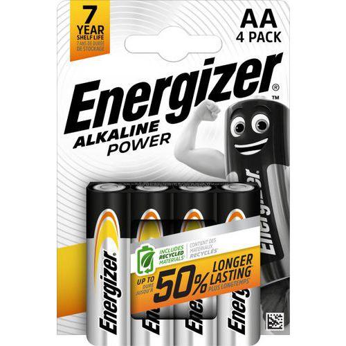 Illustration de : Pile bâton alcaline LR06 - Energizer