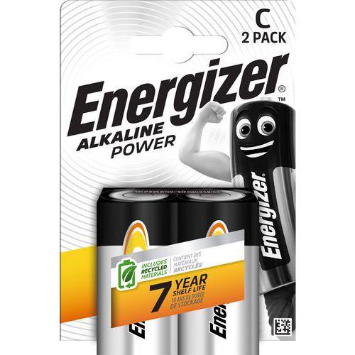Illustration de : Pile bâton alcaline LR14 - Energizer