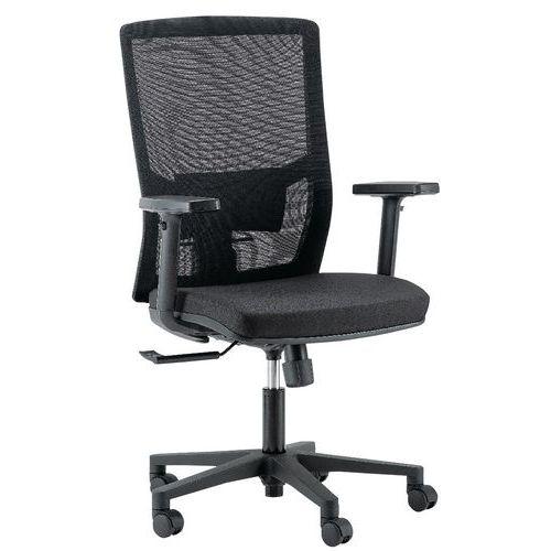 Illustration de : Siège de bureau Target Accoudoirs 3D - Linea Fabbrica