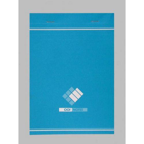 Illustration de : Bloc notes 100 feuilles 60g A6 10,5x14,8 cm quadrillé 5x5 - Conquerant