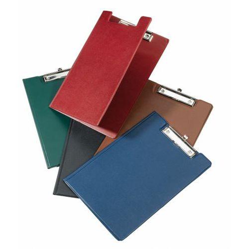 Illustration de : Porte-bloc à pince de fixation en métal chromé - Purple