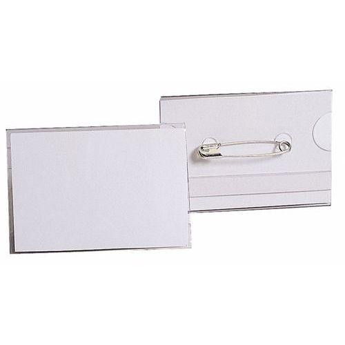 Illustration de : Badge à épingles 40 x 60 mm - Pavo