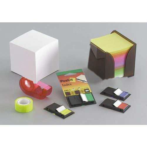 Illustration de : Cube papier blanc 9 x 9 cm - Folia