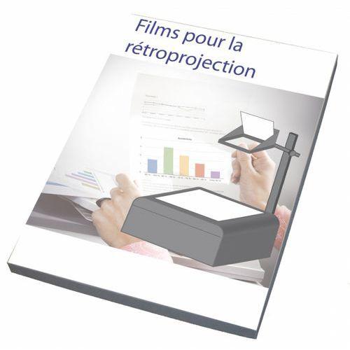 Illustration de : Film polyester pour rétroprojection pour photocopieur A4