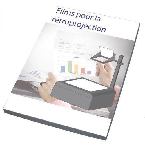 Illustration de : Film polyester pour rétroprojection pour imprimante laser
