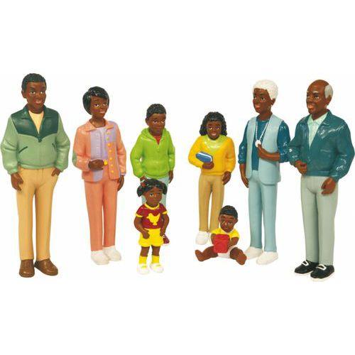 Illustration de : Figurines de la famille africaine - Lot de 8 - Miniland