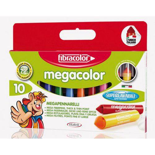 Illustration de : Boîte 10 feutres géants