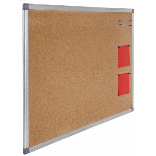 Illustration de : Tableau liège encadrement aluminium 60 x 90 cm