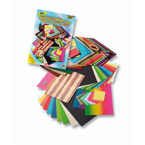 Illustration de : Assortiment complet de papiers spéciaux 25 x 35 cm - Folia