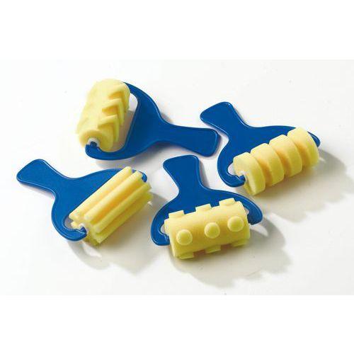 Illustration de : Ensemble de 4 rouleaux à peindre créatifs 75 mm