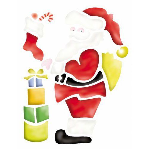 Illustration de : Ensemble de 6 pochoirs géants 250 x 350 mm