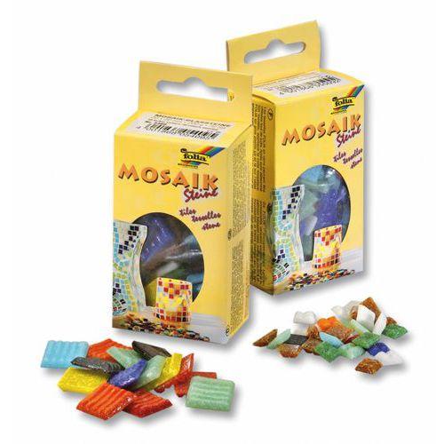 Illustration de : Sachet 200gr de mosaïques pâte de verre 1 x 1 cm - Folia