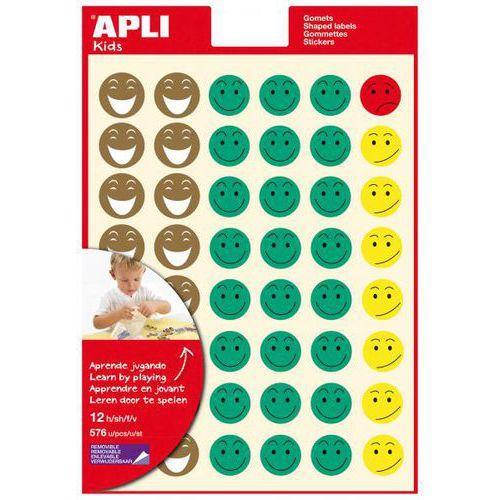 Illustration de : Gommettes bons points “appréciations” - Apli