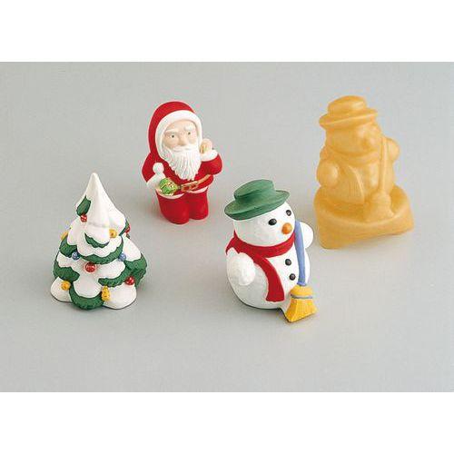 Illustration de : Boîte de 3 moules noël