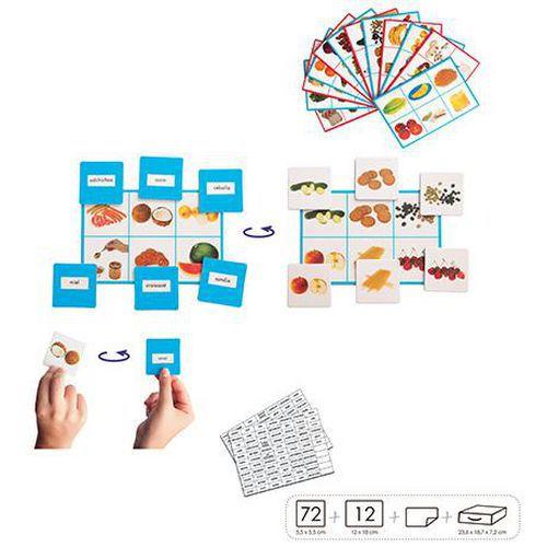 Illustration de : Loto des aliments - Akros