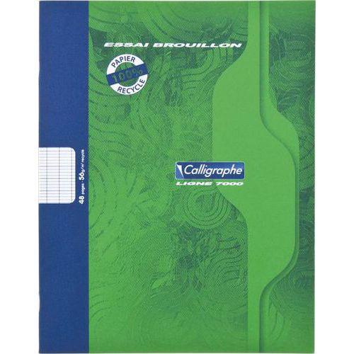 Illustration de : Cahier brouillon gamme écologique 56g 96 pages seyes 17X22 cm