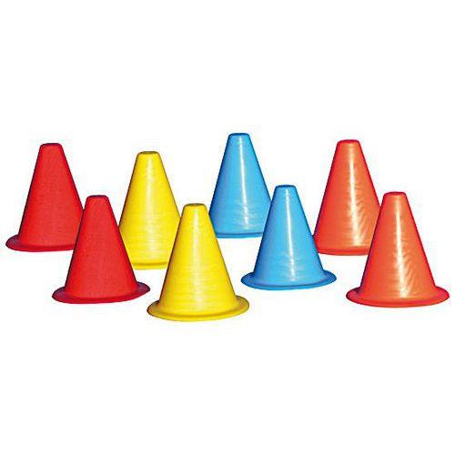 Illustration de : Lot de 8 cônes/balises