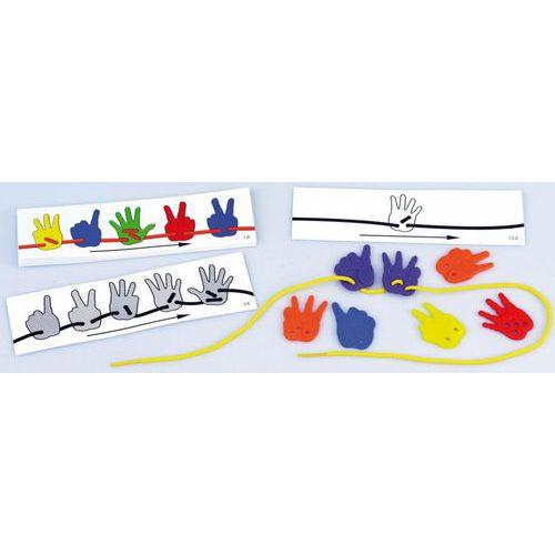 Illustration de : Fiches pédagogiques mains à lacer