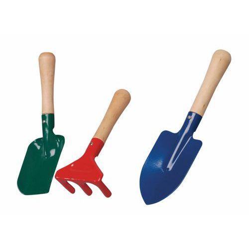 Illustration de : Set de 3 outils de jardinage