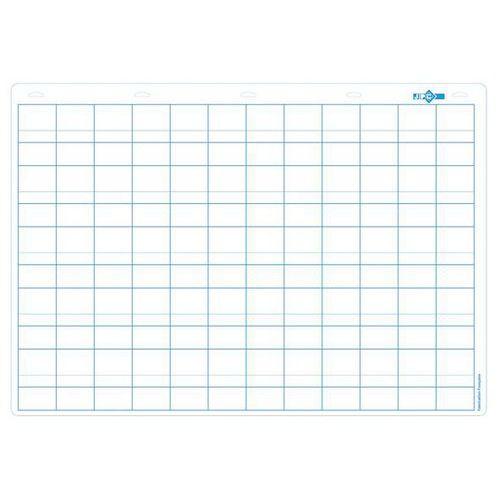 Illustration de : Tableau effaçable à sec 70 x 100 cm