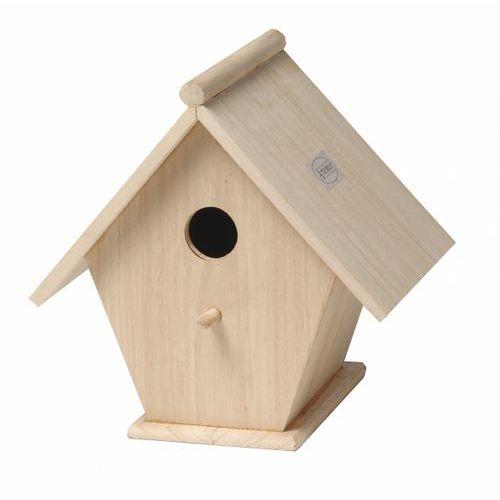 Illustration de : Maison d'oiseau bois naturel 220x215x165mm - Artemio