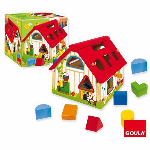 Illustration de : Boite à formes maison - Goula