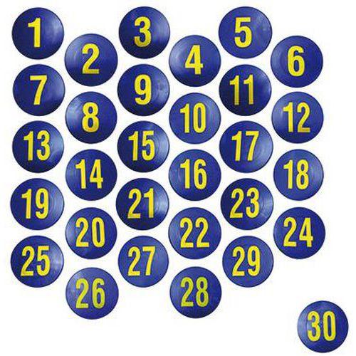 Illustration de : Set de 30 marquages de sol