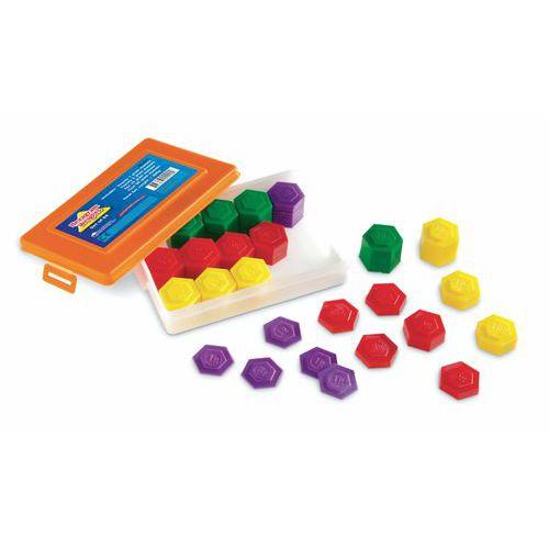 Illustration de : Set de 54 poids - Learning ressources