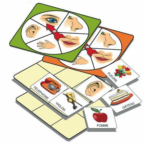 Illustration de : Les 5 sens - Jeu de découverte sensorielle