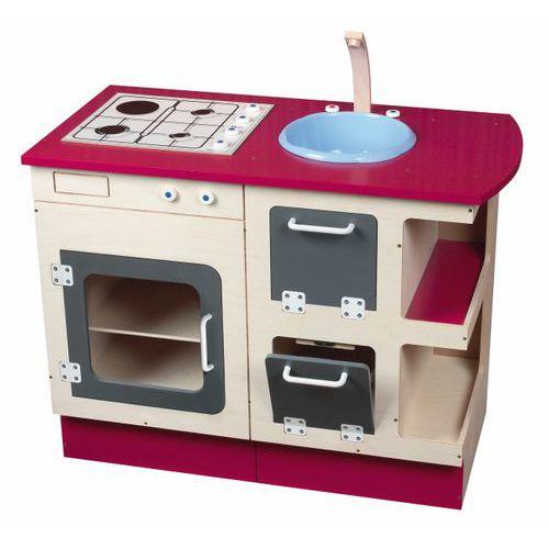 Illustration de : Ensemble évier, gazinière, rangement - Jb bois