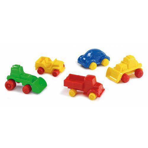 Illustration de : Lot de 10 véhicules indestructibles de 6 à 7 cm