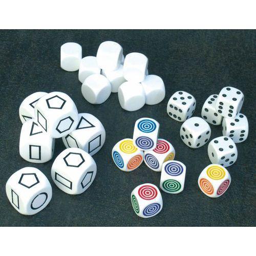 Illustration de : Lot 24 dés éducatifs