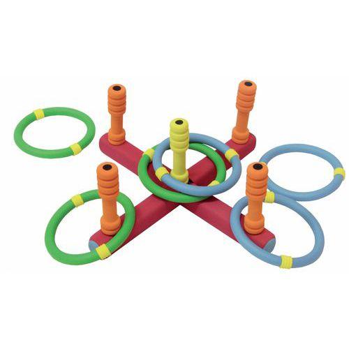 Illustration de : Jeu anneaux traditionnel en mousse