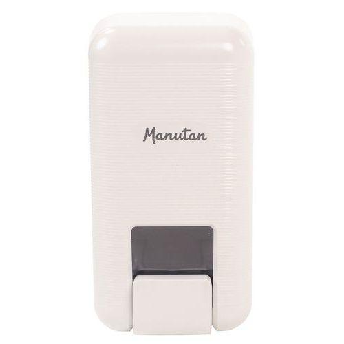 Illustration de : Distributeur de savon push - compatible gel - Manutan Expert