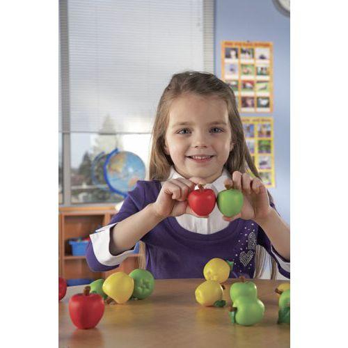 Illustration de : Lot 27 pommes colorées à trier - Learning ressources